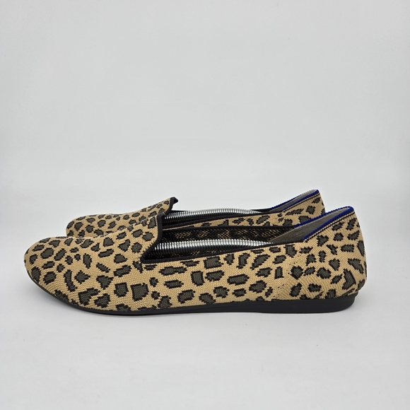 Rothy's Shoes - Rothy’s The Loafer Mocha Spotted Animal Leopard Print Women's Shoes Size 8.5